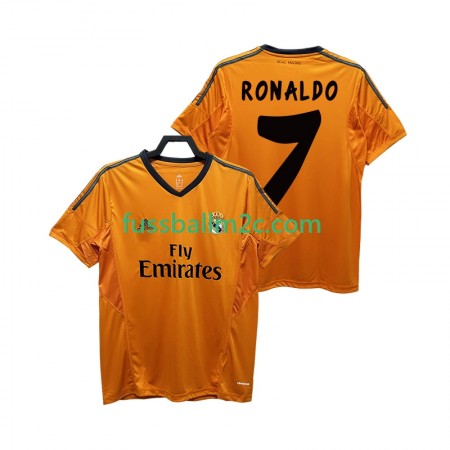 Fußballtrikots Real Madrid CRISTIANO RONALDO 7 2013 2014 Retro Ausweich Trikotsatz